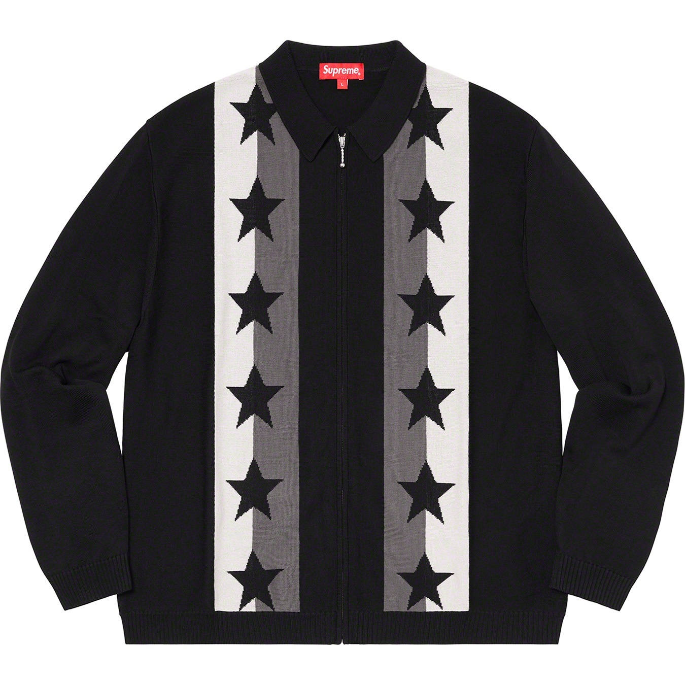 Stars Zip Up Sweater Polo view 6